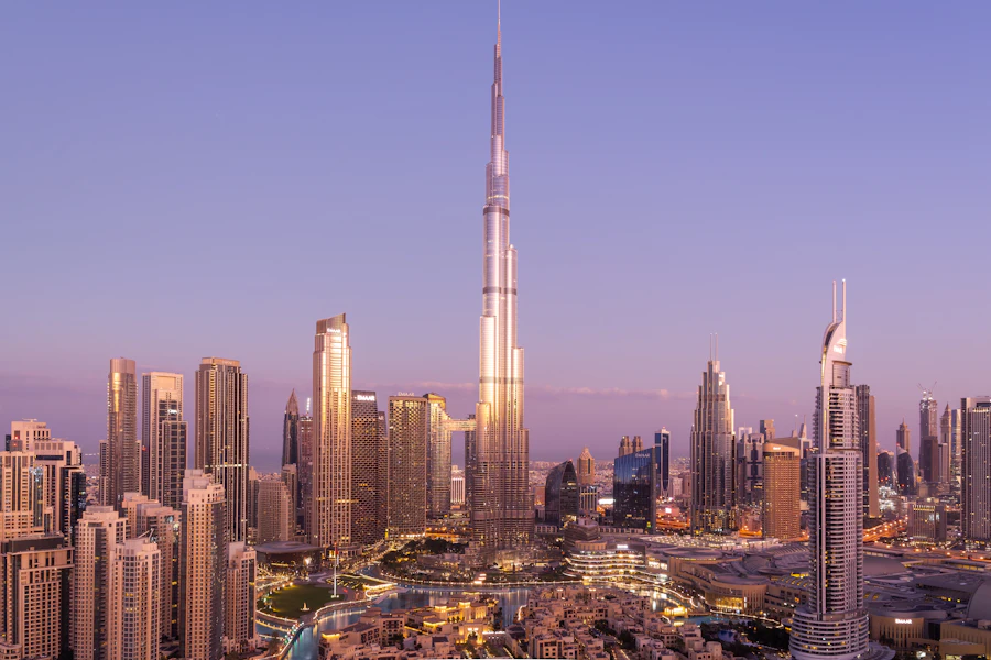 Burj Khalifa and the Dubai skyline